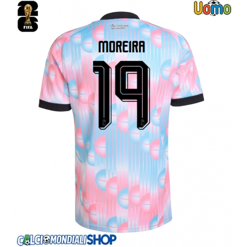 Maglie da calcio Belgio Diego Moreira #19 Seconda Maglia Mondiali 2026  Manica Corta